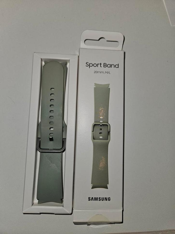 Origineel Polsband voor Samsung watch - olijfgroen - Sport, Handtassen en Accessoires, Smartwatches, Gebruikt, Ophalen of Verzenden