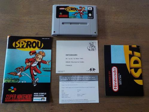 Super Nintendo SNES spel Spirou / Robbedoes PAL - nieuw, Games en Spelcomputers, Games | Nintendo Super NES, Nieuw, Platform, 1 speler