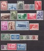 Belgique 1954 année complète, Timbres & Monnaies, Timbres | Europe | Belgique, Envoi, Non oblitéré, Trace d'autocollant