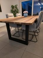 Eettafel boomstam 2m40 X 1m10, Enlèvement, Comme neuf, Massief hout