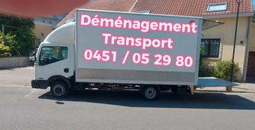 20€camionnette avec hayon23m3 ,déménagement,  transport