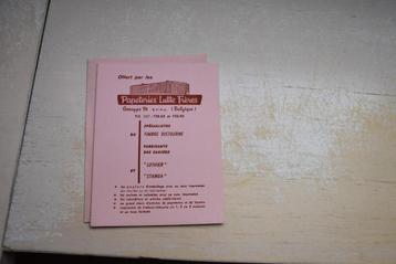 vloeipapier publicité Lutte papetteries beschikbaar voor biedingen
