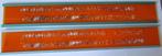 2 lettersjablonen STANDARDGRAPH GERMANY - vintage, Antiek en Kunst, Ophalen of Verzenden