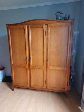Mooie,massieve eiken kleerkast, Huis en Inrichting, Ophalen, Zo goed als nieuw, Eikenhout, Vintage