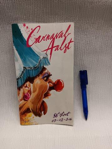 Brochure du programme Oilsjt du carnaval d'Alost 2016, Enlèvement ou Envoi, Utilisé, Ustensile