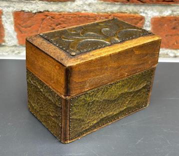 Boîte à cartes à jouer ancienne, Enlèvement ou Envoi, Utilisé
