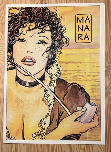 Manara - Illustration - Portfolio 6 posters 1997 - Casterman, Envoi
