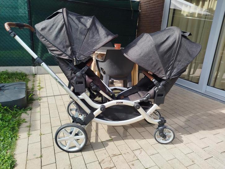 Kinderwagen ABC Design Zoom voor tweeling/duo (Zo goed als n, Kinderen en Baby's, Tweelingen en Meerlingen, Ophalen