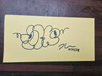 Jeff Koons doodle gesigneerd en gedateerd., Antiek en Kunst, Ophalen of Verzenden