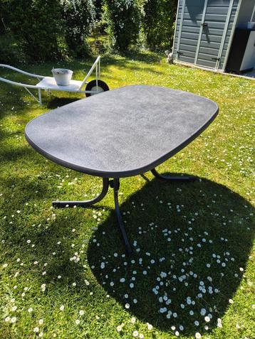Tuin tafel, Tuin en Terras, Tuintafels, Ophalen, Zo goed als nieuw, Ovaal