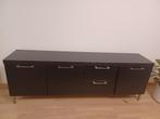 Bahut BoConcept noir pour salon, Huis en Inrichting, Ophalen, Zo goed als nieuw, 3 of 4 laden, 200 cm of meer