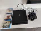Playstation 4 Pro + 2 controllers + oplaadstation + 3 games, Ophalen, Met games, Met 2 controllers, Zo goed als nieuw