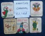 Bierkaartjes Stella Artois - Karnaval - €2/stuk, Verzamelen, Ophalen of Verzenden, Viltje(s), Stella Artois