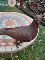 ROESTGEPATINEERDE GIETIJZEREN DUIF, Ophalen of Verzenden, Nieuw, Overige materialen, Dierenbeeld