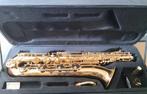 Te koop mooie TREBOUCHET BARITON SAXOFOON, Ophalen, Zo goed als nieuw, Bariton, Met koffer