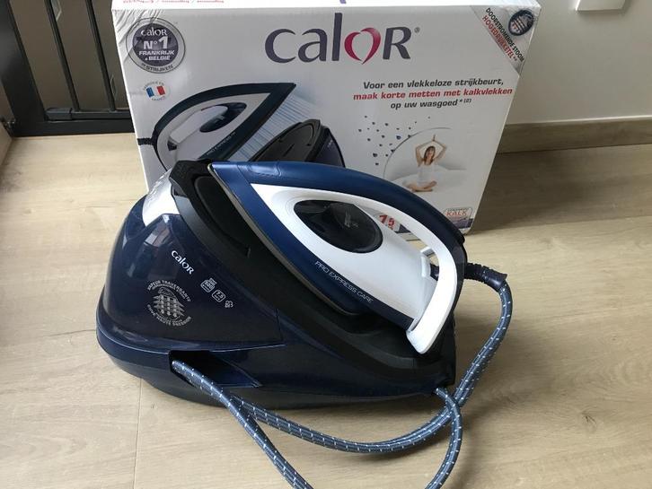 Stoomgenerator CALOR Pro Express X-Pert Care GV9071C0, Elektronische apparatuur, Strijkijzers en Strijkplanken, Gebruikt, Strijkijzer met snoer