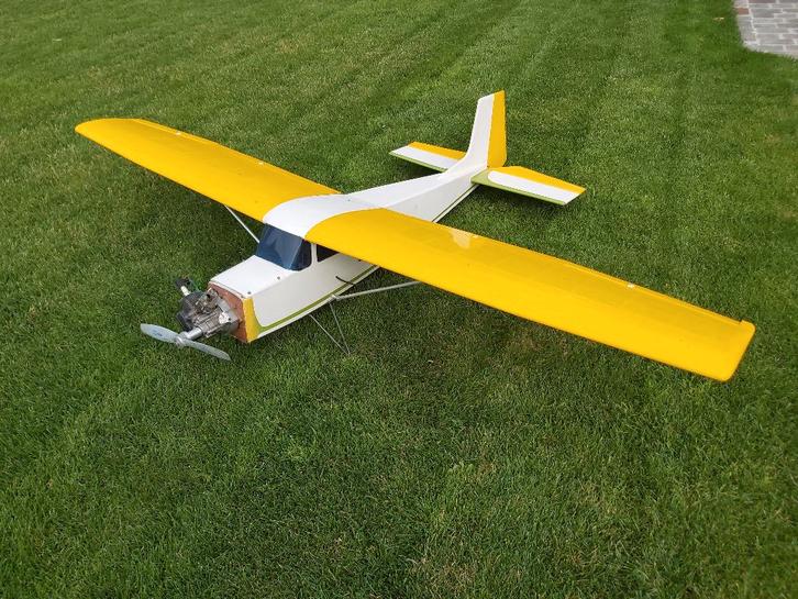 modelvliegtuig 220cm, Hobby en Vrije tijd, Modelbouw | Radiografisch | Vliegtuigen, Zo goed als nieuw, Benzine, Ophalen