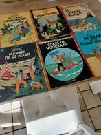 6 x kuifje soft cover linnen rug 1ste reeks, Boeken, Ophalen of Verzenden