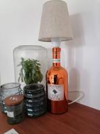 Eigen gemaakte dressoir lamp, Ophalen of Verzenden, Zo goed als nieuw, Glas, Minder dan 50 cm