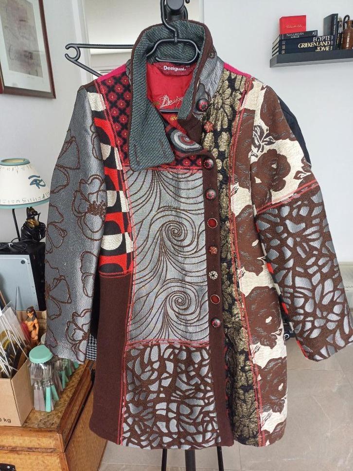 Desigual - Prachtige trenchcoat (mt 40), Kleding | Dames, Jassen | Winter, Zo goed als nieuw, Maat 38/40 (M), Overige kleuren