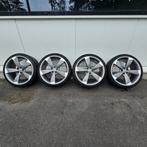 Originele audi rotor velgen 18 inch 5x100, Autos : Pièces & Accessoires, Pneus & Jantes, 215 mm, Véhicule de tourisme, Pneus été