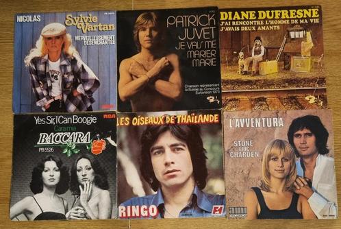 45 t vinyl Ringo,Baccara,P.Juvet ,D.dufresne,S.Vartan,Stone, Cd's en Dvd's, Vinyl | Dance en House, Ophalen of Verzenden