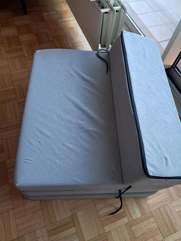 Opvouwbare futon stoelmatras – grijs beschikbaar voor biedingen