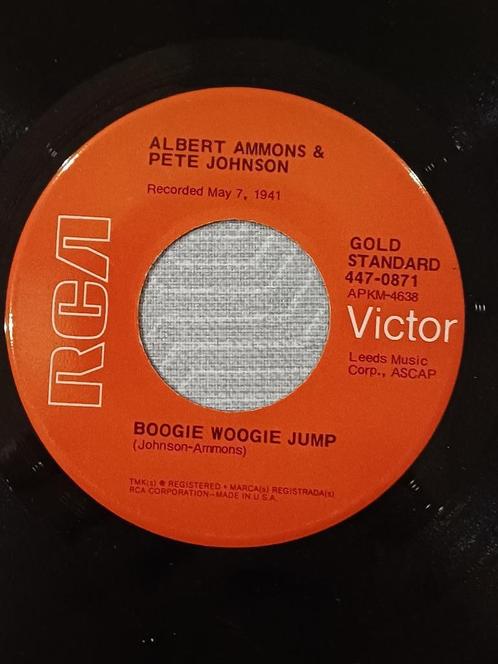 Albert Ammons & Pete Johnson / Meade Lux Lewis – Boogie Woo, CD & DVD, Vinyles Singles, Utilisé, Single, R&B et Soul, 7 pouces