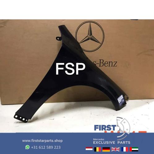 W117 rechter Zijscherm Mercedes CLA Voorscherm rechts blauw, Auto-onderdelen, Carrosserie, Spatbord, Mercedes-Benz, Rechts, Gebruikt