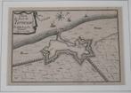 1694 Gravure - Plan du fort de Terneuse, Antiek en Kunst, Ophalen of Verzenden