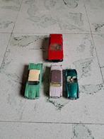 Vintage set 4 auto's Corgi Toys Ford Thunderbird Fiat 2100, Gebruikt, Ophalen