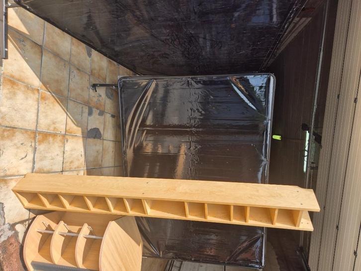 Meuble tv et colonne, Huis en Inrichting, Kasten |Televisiemeubels, Gebruikt, 100 tot 150 cm, Grenenhout, Ophalen