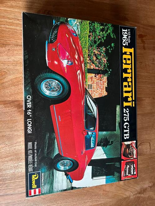 Ferrari 275 GTB 1 op 12 modelbouw Revell, Hobby en Vrije tijd, Modelbouw | Auto's en Voertuigen, Zo goed als nieuw, Auto, Groter dan 1:32