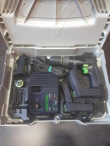 Festool visseuse CXS, Utilisé