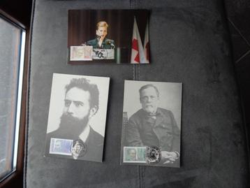 3 cartes maximum de 1995 (timbres 2612 à 2614), Enlèvement