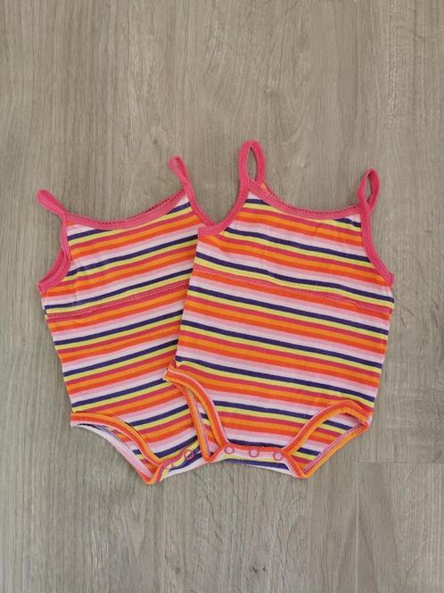 2 body's Hema - maat 62/68, Kinderen en Baby's, Babykleding | Maat 62, Gebruikt, Meisje, Nacht- of Onderkleding, Ophalen of Verzenden