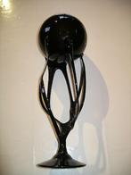 Grand Vase noir organique - Vintage - Jozefina Krosno -, Antiquités & Art, Enlèvement