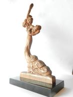 Alcide Mathieux houten danseres Art deco, Antiek en Kunst, Ophalen of Verzenden