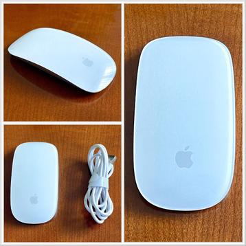 Magic mouse 2 - wit en zilver - goede staat + oplaadkabel beschikbaar voor biedingen
