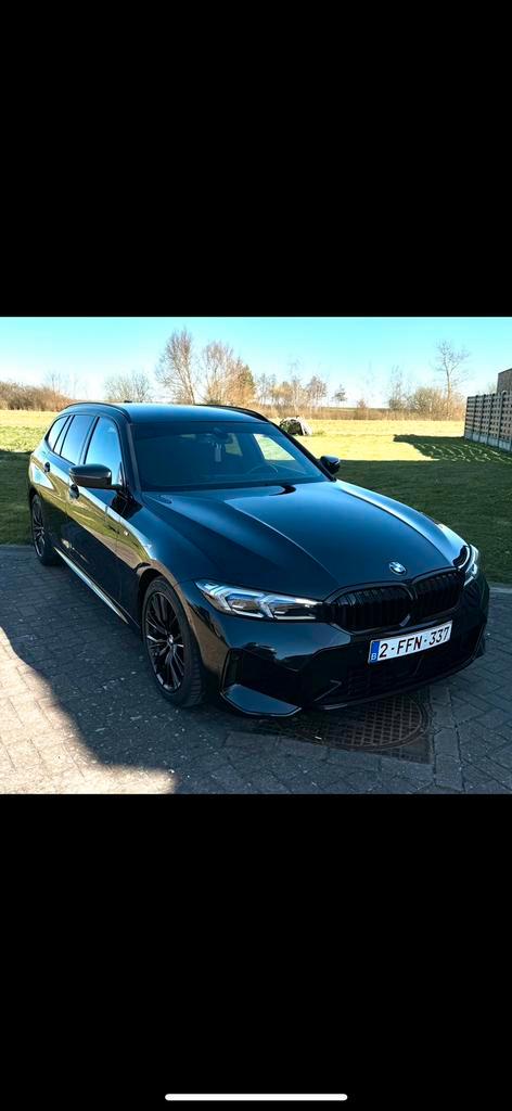 Bmw 320i M sport, Auto's, BMW, Particulier, 3 Reeks, Benzine, Break, 5 deurs, Automaat, Zwart, Zwart, Leder en Alcantara, Achterwielaandrijving