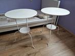 2 witte tafeltjes ( ikea) 51 op 68, Huis en Inrichting, Tafels | Sidetables, Ophalen