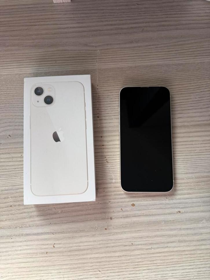 Te koop: Iphone 13, Télécoms, Téléphonie mobile | Apple iPhone, Utilisé, 128 GB, iPhone 13, Blanc, Enlèvement
