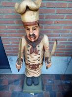 beeld hout kok eyecatcher, Antiek en Kunst, Ophalen