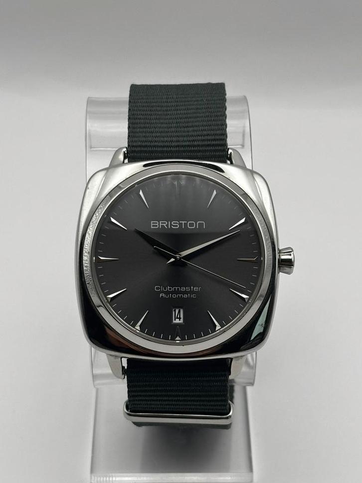 Montre Briston Clubmaster Automatic Grey – 280 €, Bijoux, Sacs & Beauté, Accessoires Autre, Utilisé, Enlèvement ou Envoi