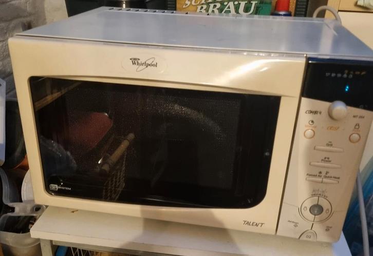 ✨️WHIRLPOOL Combimagnetron gebruikt nog in goede staat✨️, Elektronische apparatuur, Ovens, Gebruikt, Vrijstaand, Oven, Minder dan 45 cm
