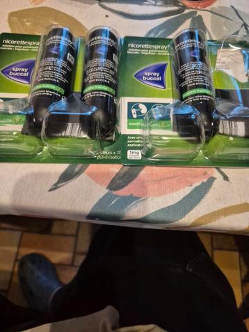 nicorette spray 1mg goût mente fraîche  beschikbaar voor biedingen