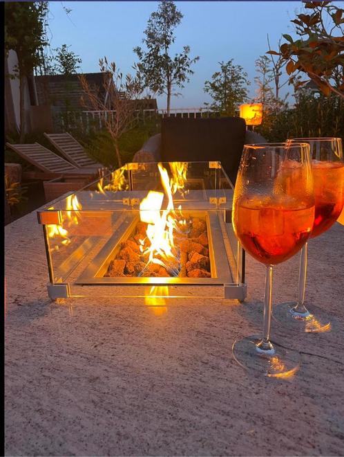 Stijlvolle Vuurtafel, Tuin en Terras, Vuurtafels, Gebruikt, Ophalen