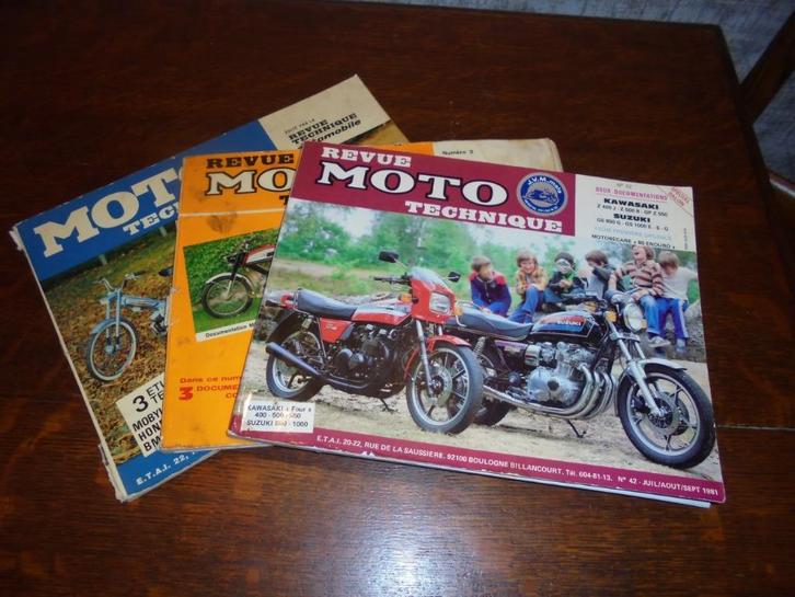 3 ANC.REVUES TECHNIQUES MOTOS - BON ETAT, Motoren, Handleidingen en Instructieboekjes, BMW, Ophalen