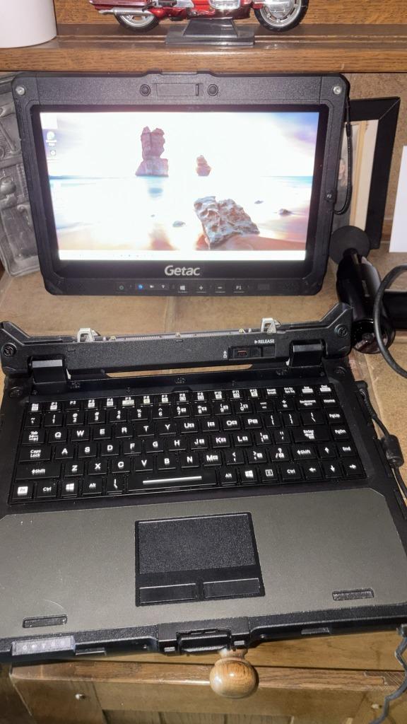 Getac K120, Computers en Software, Windows Laptops, Refurbished, 13 inch, HDD, Minder dan 2 Ghz, 16 GB, Azerty, Met touchscreen