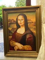 klassiek schilderij groot handgeschilderd mona lisa zgst, Ophalen